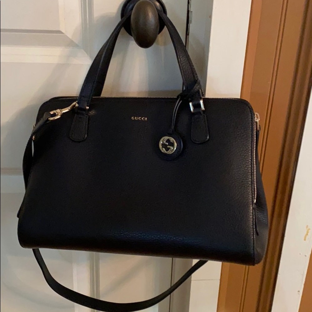 Authentic Gucci Lady Dollar Large Top Handle Bag